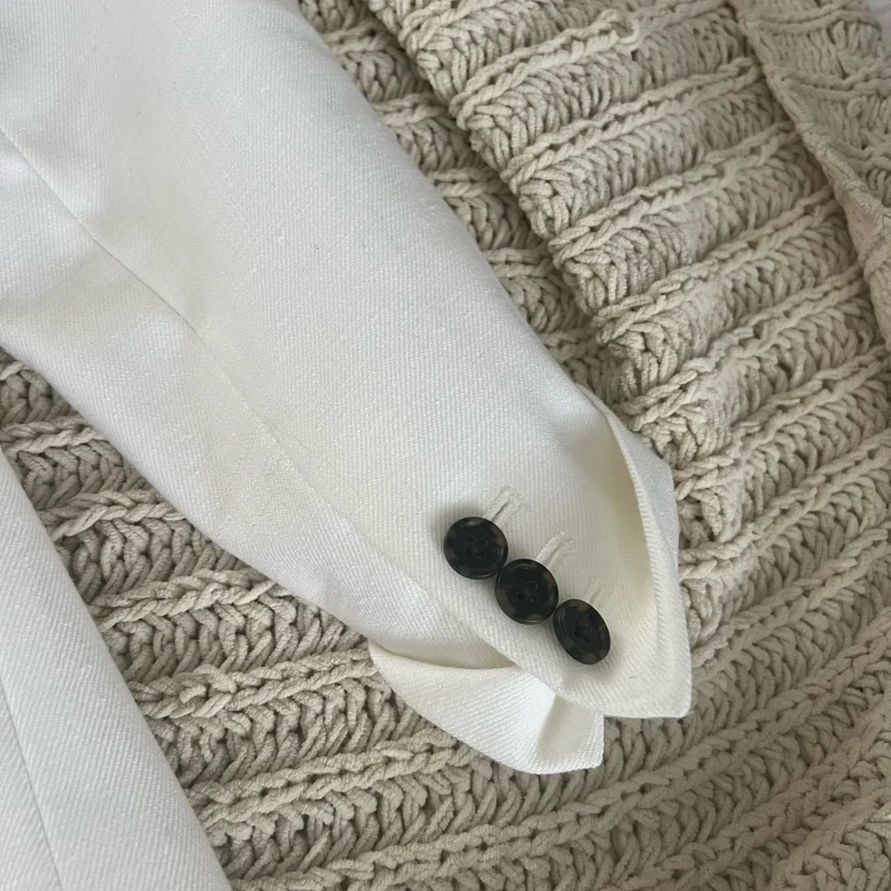 J. Crew Cream Blazer Jacket - Picture 7 of 9
